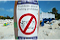 No Fishing signs
