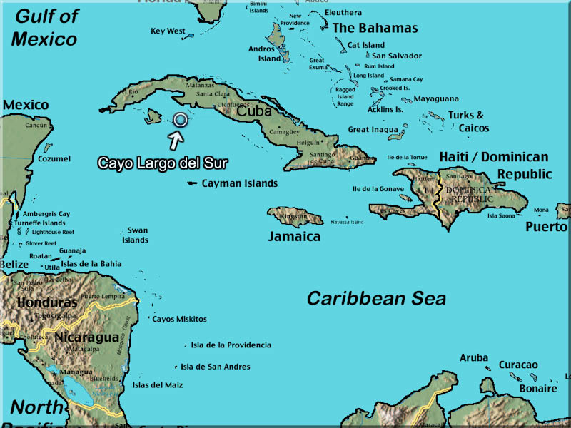 Cayo Largo Map Key